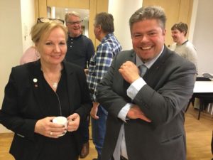 Catharina Bråkenhielm och Miguel Ohdner