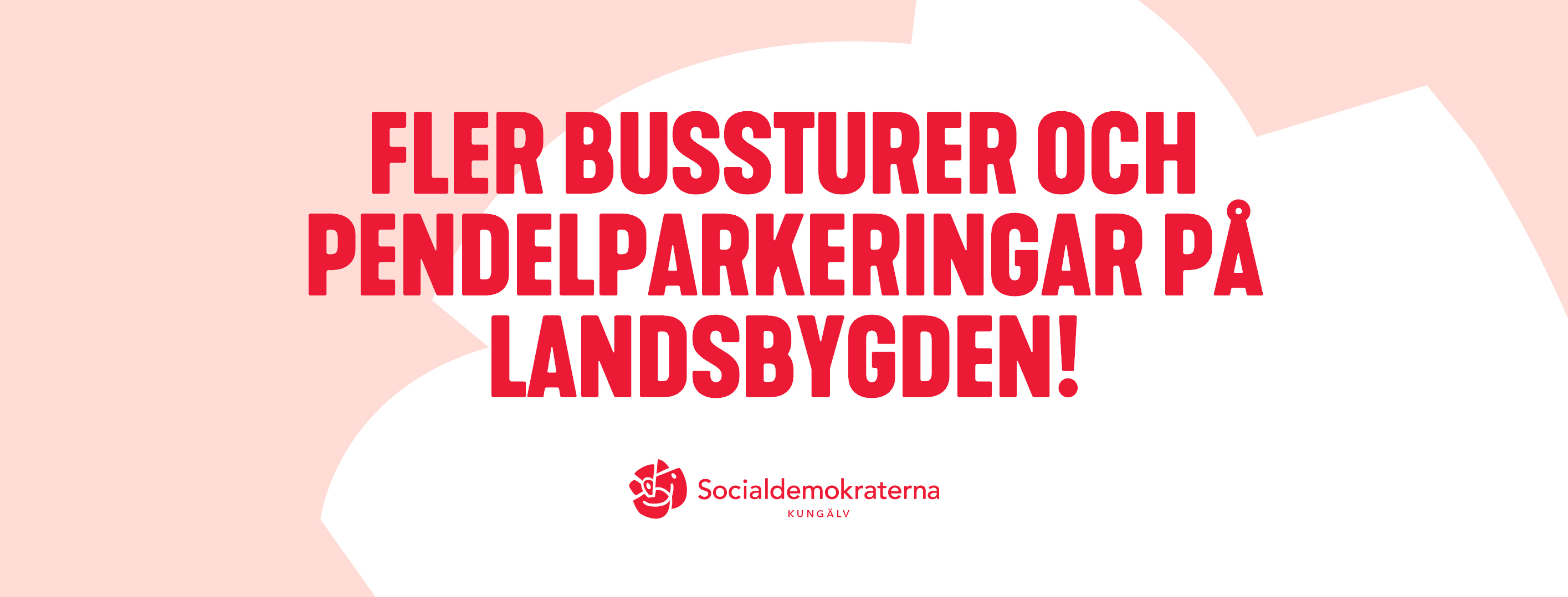 Fler bussturer och pendelparkeringar på landsbygden 