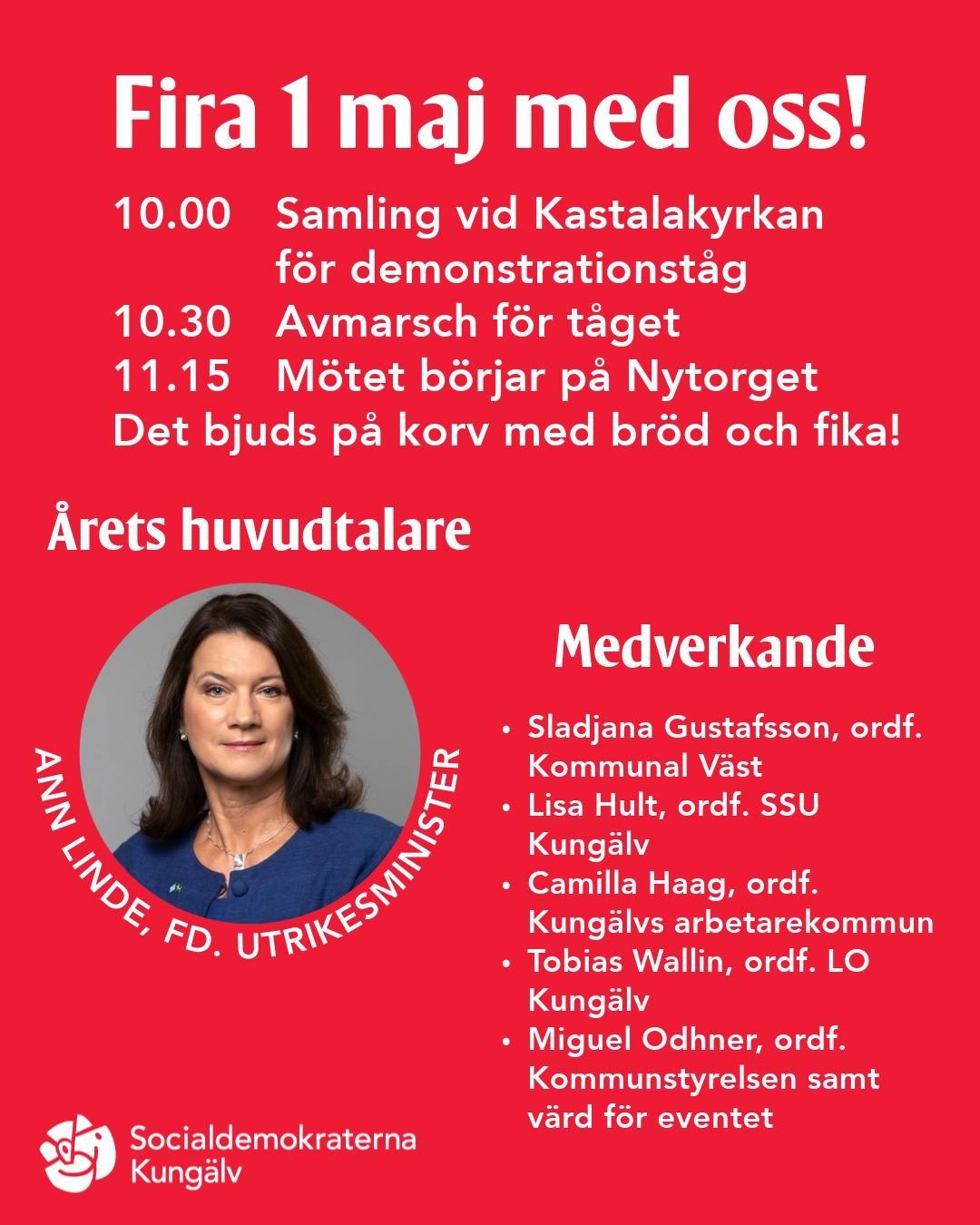 Fira första maj med S i Kungälv