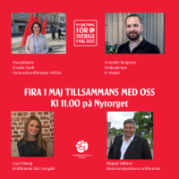 Fira första maj med oss i Kungälv