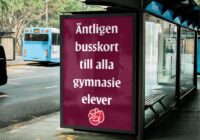 Fria busskort för gymnasieungdomar!